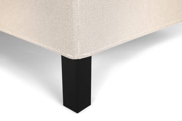 Komplett Sengepakke Olivia 160x200 Diamant Sengegavl Beige - Polyeter - Møbler - Senger - Kontinentalsenger