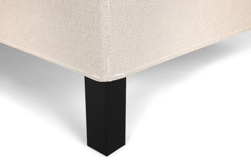 Komplett Sengepakke Olivia 160x200 Diamant Sengegavl Beige - Polyeter - Møbler - Senger - Kontinentalsenger