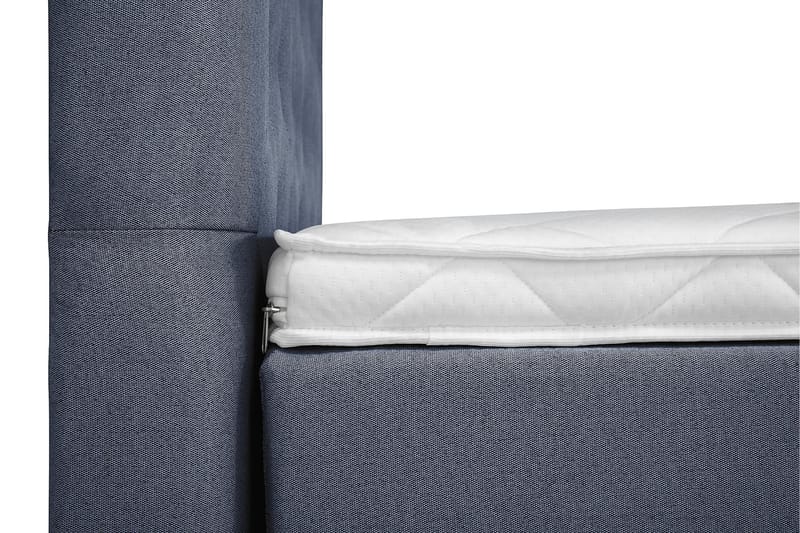 Komplett Sengepakke Olivia 160x200 Diamant Sengegavl Mørkebl - Skum - Møbler - Senger - Kontinentalsenger