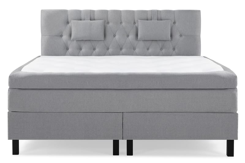 Komplett Sengepakke Olivia 160x200 Diamant Sengegavl Mellomg - Polyeter Nakkepute Liten - Møbler - Senger - Kontinentalsenger