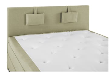 Komplett Sengepakke Olivia 160x200 Glatt Sengegavl Grønn - Memory Nakkepute Liten - Møbler - Senger - Kontinentalsenger