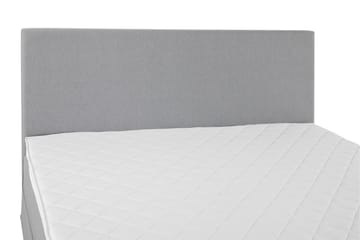 Komplett Sengepakke Olivia 160x200 Glatt Sengegavl Lysgrå - Skum - Møbler - Senger - Kontinentalsenger