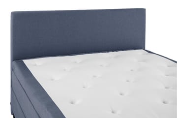 Komplett Sengepakke Olivia 160x200 Glatt Sengegavl Mørkeblå - Lateks - Møbler - Senger - Kontinentalsenger