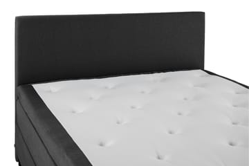 Komplett Sengepakke Olivia 160x200 Glatt Sengegavl Svart/Grå - Lateks - Møbler - Senger - Kontinentalsenger