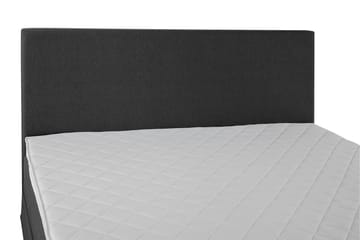 Komplett Sengepakke Olivia 160x200 Glatt Sengegavl Svart/Grå - Skum - Møbler - Senger - Kontinentalsenger