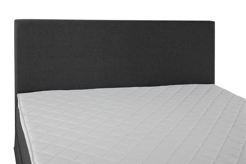 Komplett Sengepakke Olivia 160x200 Glatt Sengegavl Svart/Grå - Skum - Møbler - Senger - Kontinentalsenger