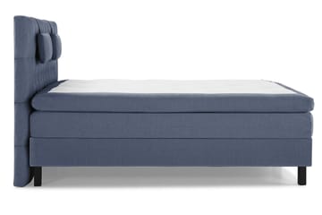 Komplett Sengepakke Olivia 180x200 Diamant Sengegavl Mørkebl - Polyeter Nakkepute Liten - Møbler - Senger - Kontinentalsenger