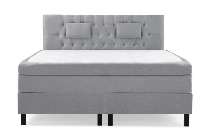 Komplett Sengepakke Olivia 180x200 Diamant Sengegavl Mellomg - Memory Nakkepute Liten - Møbler - Senger - Kontinentalsenger