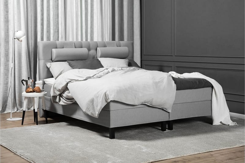 Komplett Sengepakke Olivia 180x200 Diamant Sengegavl Mellomg - Skum Nakkepute Liten - Møbler - Senger - Kontinentalsenger