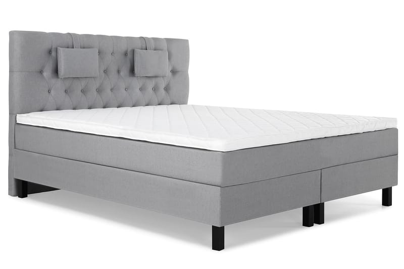 Komplett Sengepakke Olivia 180x200 Diamant Sengegavl Mellomg - Skum Nakkepute Liten - Møbler - Senger - Kontinentalsenger