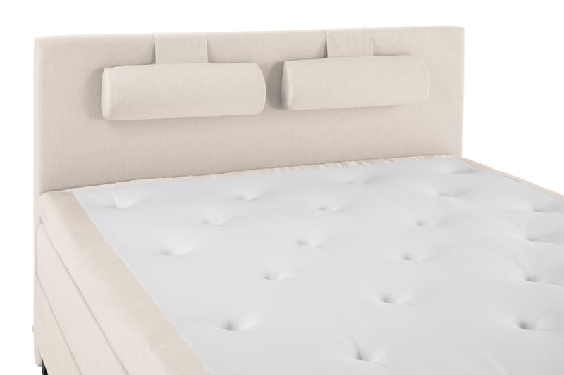 Komplett Sengepakke Olivia 180x200 Glatt Sengegavl Beige - Memory Nakkepute Stor - Møbler - Senger - Kontinentalsenger