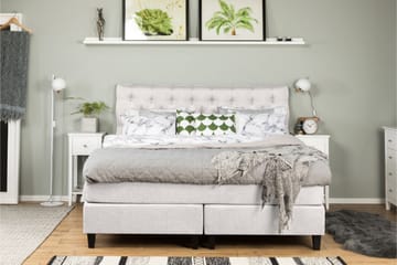 Komplett Sengepakke Relax Basic 160x200 - Beige - Møbler - Senger - Kontinentalsenger