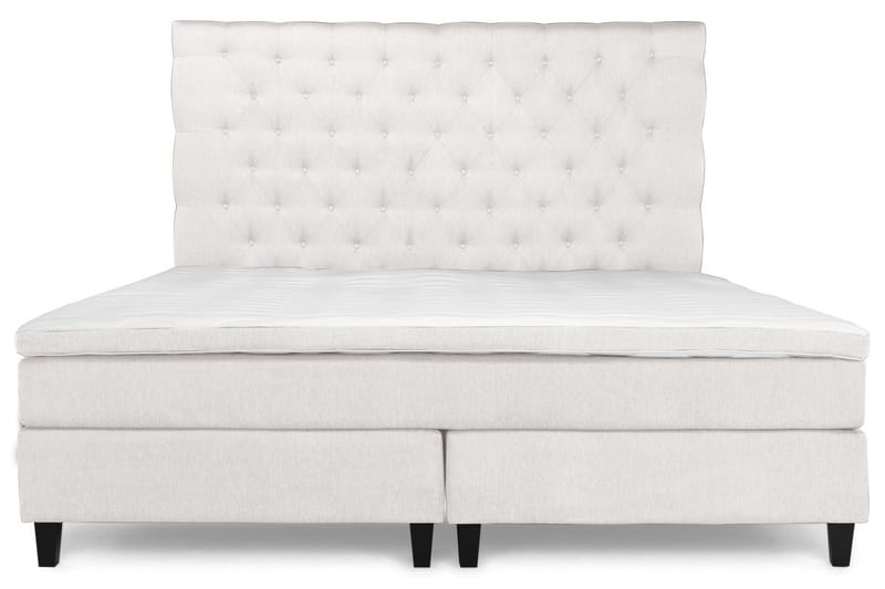 Komplett Sengepakke Relax Premium 210x210 - Beige - Kontinentalsenger - Dobbeltsenger - Komplett sengepakke
