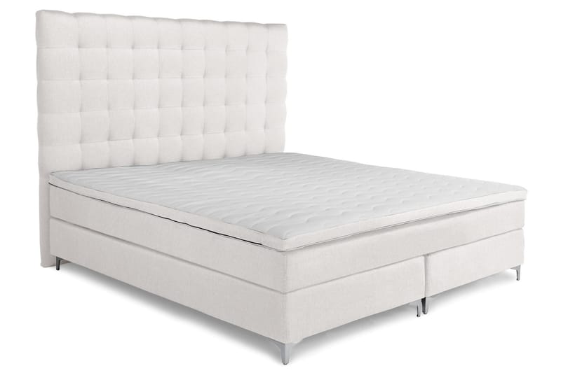 Komplett Sengepakke Relax Premium 210x210 - Beige - Kontinentalsenger - Dobbeltsenger - Komplett sengepakke