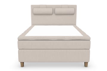 Komplett Sengepakke Roma Lyx 120 cm Beige/Eikeben