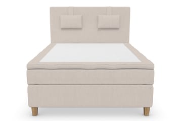 Komplett Sengepakke Roma Lyx 120 cm Beige/Eikeben