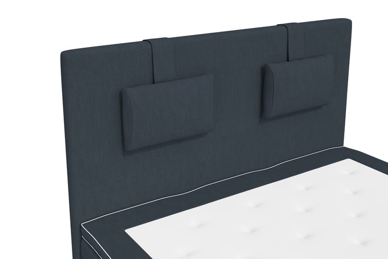 Komplett Sengepakke Roma Lyx 120 Mørkblå/Eikeben - Kontinentalseng - Kontinentalsenger - Komplett sengepakke