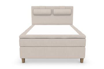 Komplett Sengepakke Roma Lyx 140 cm Beige/Eikeben