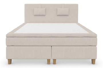 Komplett Sengepakke Roma Lyx 160 cm Beige/Eikeben