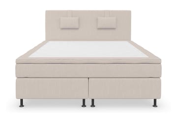 Komplett Sengepakke Roma Lyx 160 cm Beige/Sølvben