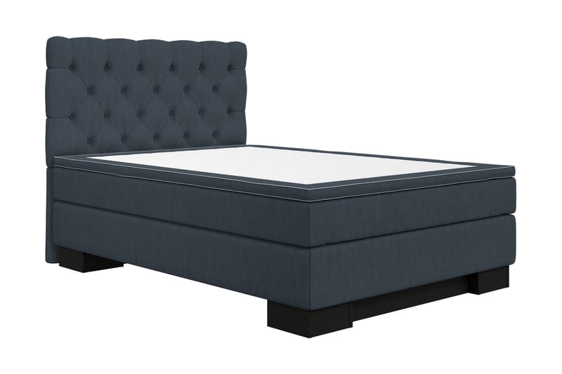 Komplett Sengepakke Romance Lyx 120x200 - Mørkblå - Kontinentalsenger - Komplett sengepakke