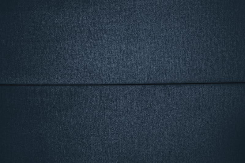 Komplett Sengepakke Torsö 180x200 - Mørkeblå Fløyel|Lave Svarte Ben - Kontinentalsenger - Dobbeltsenger - Komplett sengepakke