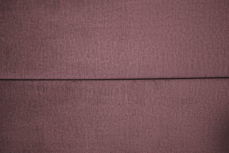 Komplett Sengepakke Torsö 210x210 - Rosa Fløyel|Lave Svarte Ben - Kontinentalsenger - Dobbeltsenger