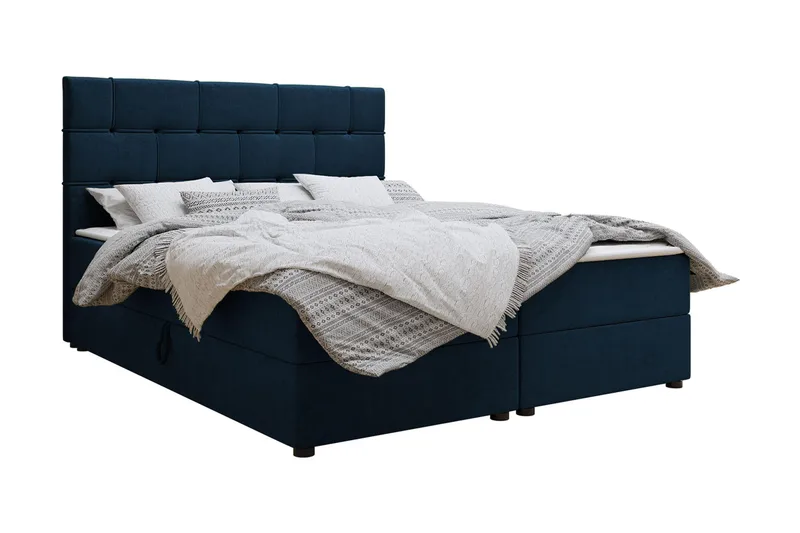 Kontinentalseng 160x200 cm, Blå