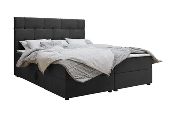 Kontinentalseng 180x200 cm - Mørkegrå - Møbler - Senger - Kontinentalsenger