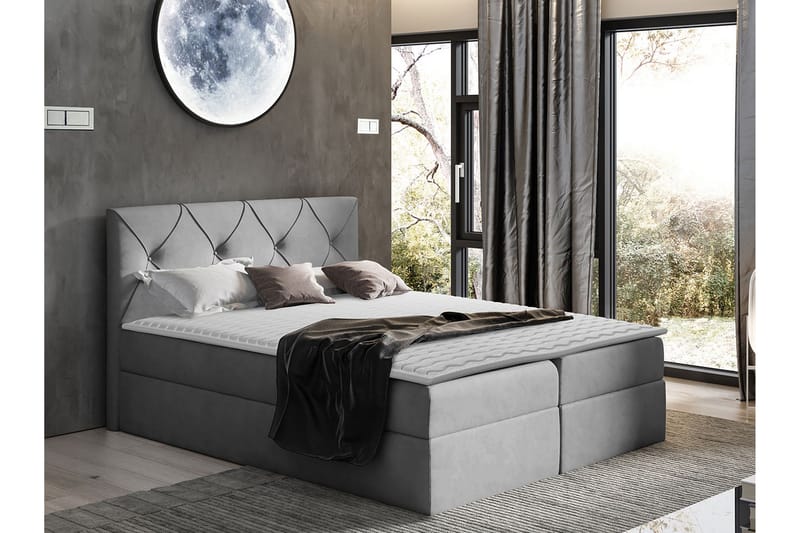 Kontinentalseng 200x200 cm - Møbler - Senger - Kontinentalsenger