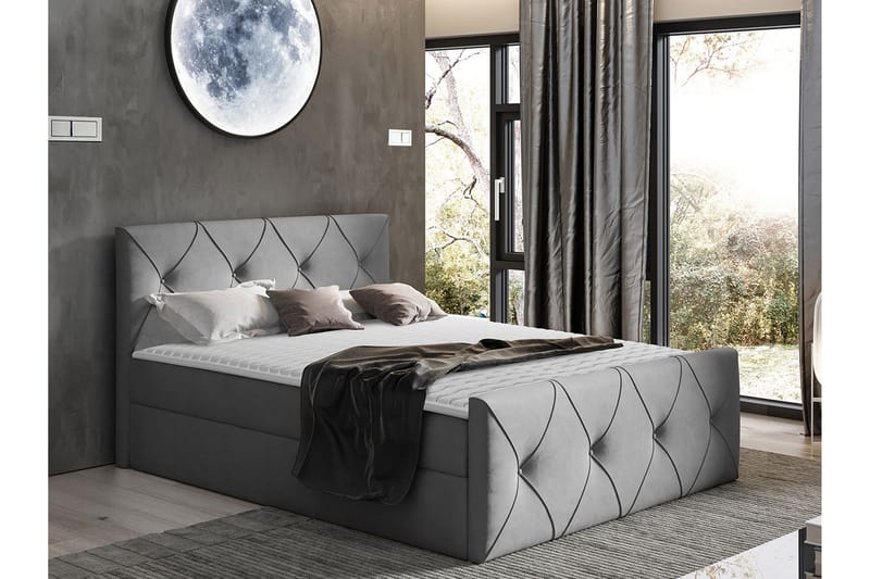 Kontinentalseng 200x200 cm - Møbler - Senger - Kontinentalsenger