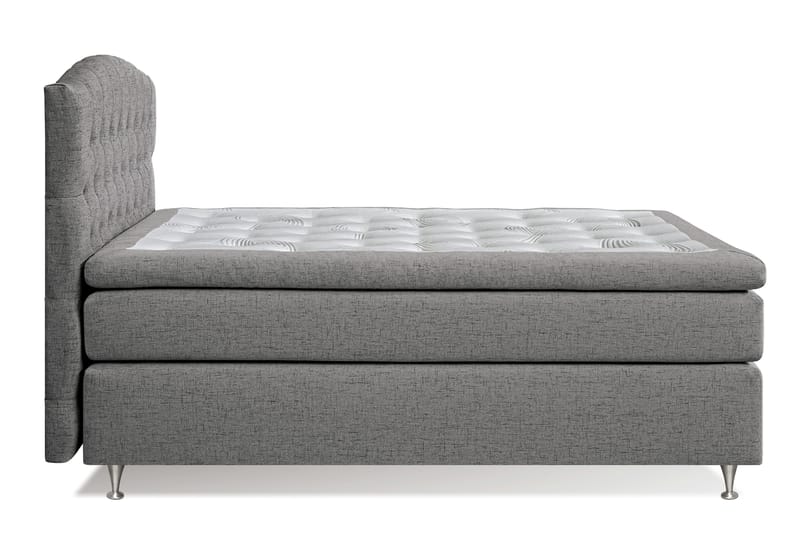Kontinentalseng Abelie 140x200 Fast - Grå - Møbler - Senger - Kontinentalsenger