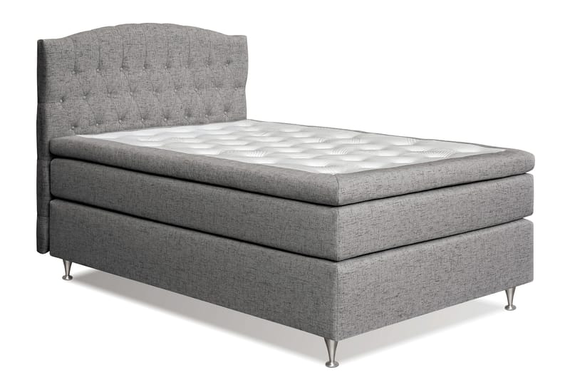 Kontinentalseng Abelie 140x200 Fast - Grå - Møbler - Senger - Kontinentalsenger