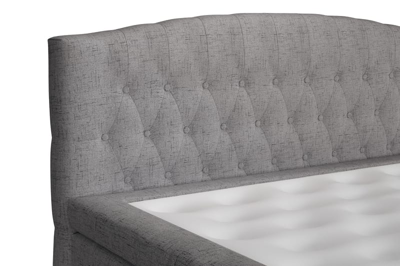 Kontinentalseng Abelie 160x200 Fast - Grå - Møbler - Senger - Kontinentalsenger