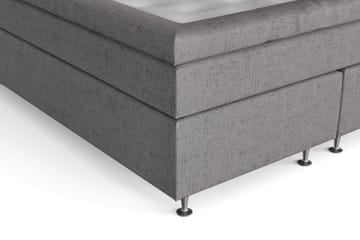 Kontinentalseng Abelie 160x200 Fast - Grå - Møbler - Senger - Kontinentalsenger