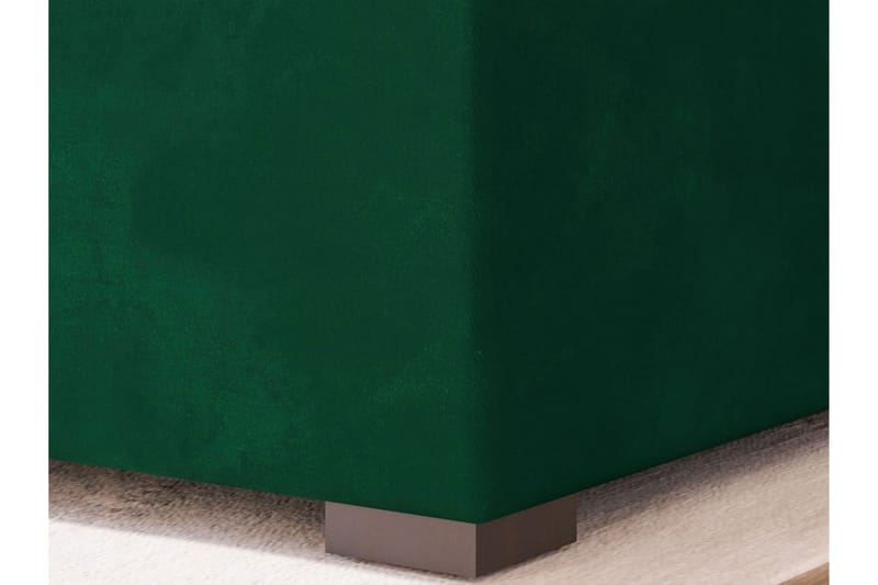 Kontinentalseng Bangoralla 140x200 cm Medium - Fløyel/Beige - Møbler - Senger - Kontinentalsenger