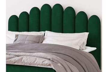 Kontinentalseng Bangoralla 140x200 cm Medium - Fløyel/Beige - Møbler - Senger - Kontinentalsenger