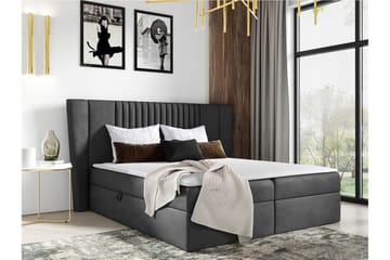 Kontinentalseng Boisdale 120x200 cm - Mørkegrå - Møbler - Senger - Kontinentalsenger