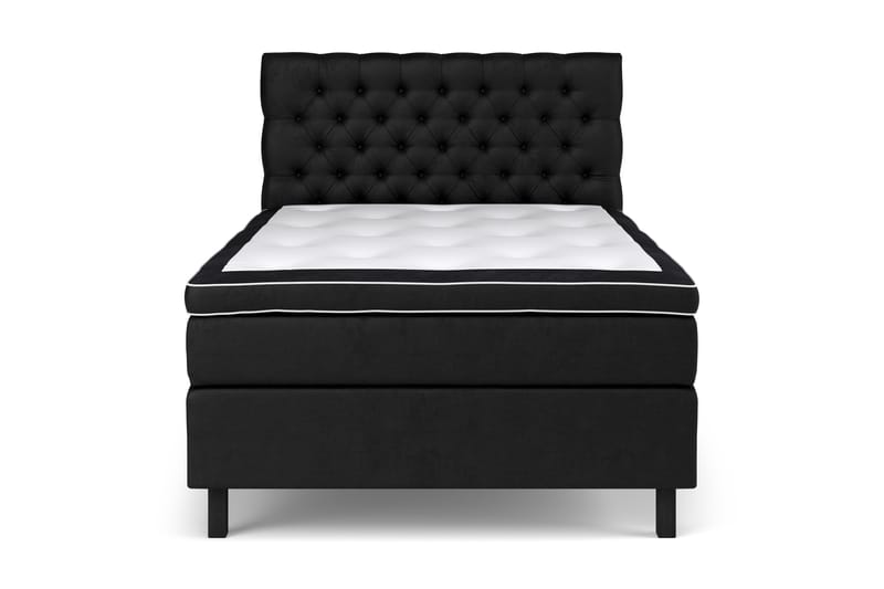 Kontinentalseng Celine 140x200 cm, Svart/Fløyel