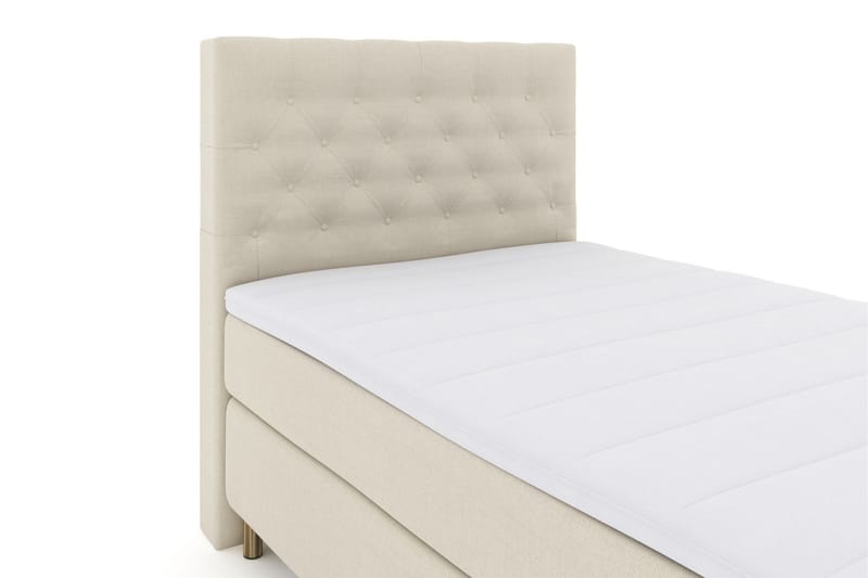 Kontinentalseng Choice No 3 120x200 Fast - Beige|Kobberben - Møbler - Senger - Kontinentalsenger