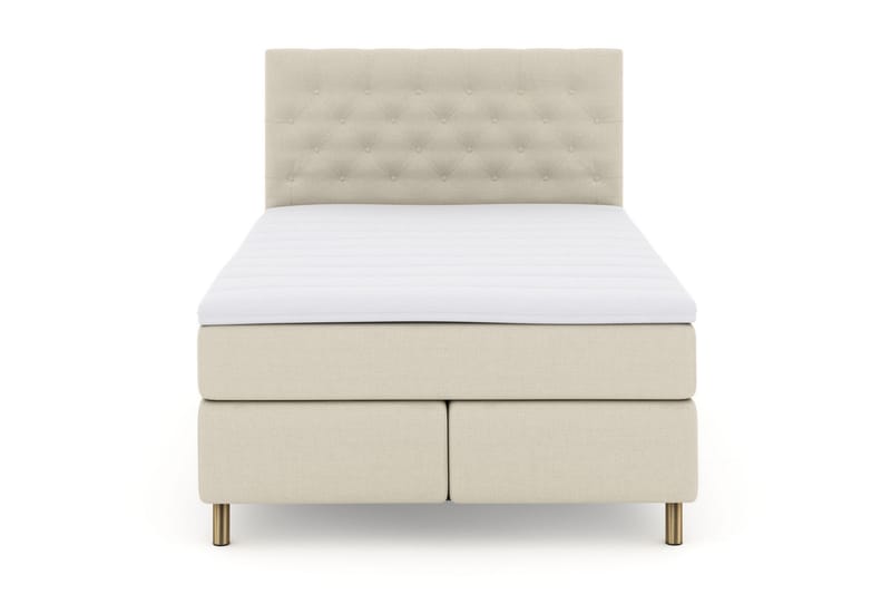 Kontinentalseng Choice No 3 140x200 Fast - Beige|Kobberben - Møbler - Senger - Kontinentalsenger