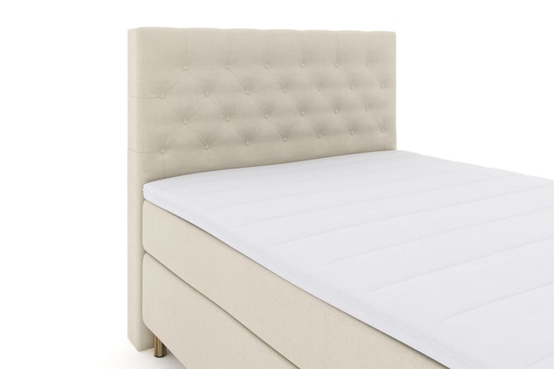 Kontinentalseng Choice No 3 140x200 Fast - Beige|Kobberben - Møbler - Senger - Kontinentalsenger