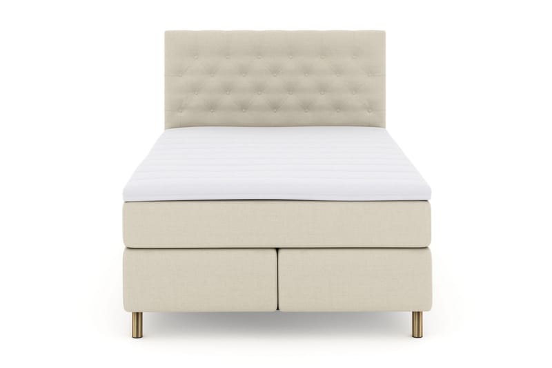 Kontinentalseng Choice No 3 160x200 Fast/Medium - Beige|Kobberben - Kontinentalsenger - Dobbeltsenger