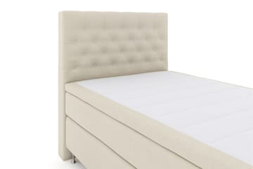 Kontinentalseng Choice No 4 120x200 Fast - Beige|Sølvben - Møbler - Senger - Kontinentalsenger