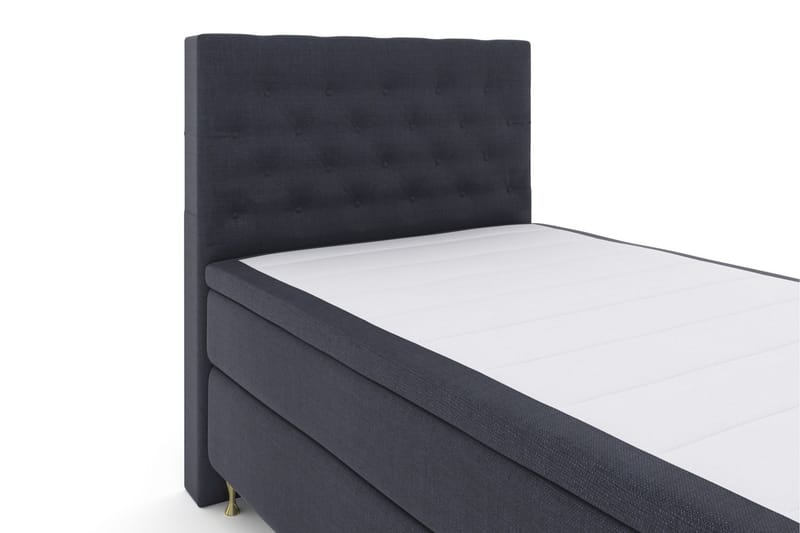 Kontinentalseng Choice No 4 120x200 Fast - Blå|Gullben - Møbler - Senger - Kontinentalsenger