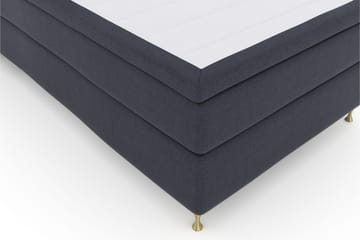 Kontinentalseng Choice No 4 120x200 Fast - Blå|Gullben - Møbler - Senger - Kontinentalsenger