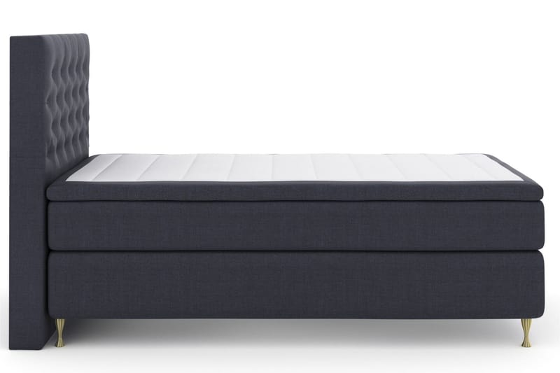 Kontinentalseng Choice No 4 120x200 Fast - Blå|Gullben - Møbler - Senger - Kontinentalsenger