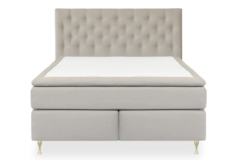 Kontinentalseng Choice No 4 180x200 Fast - Beige|Gullben - Møbler - Senger - Kontinentalsenger