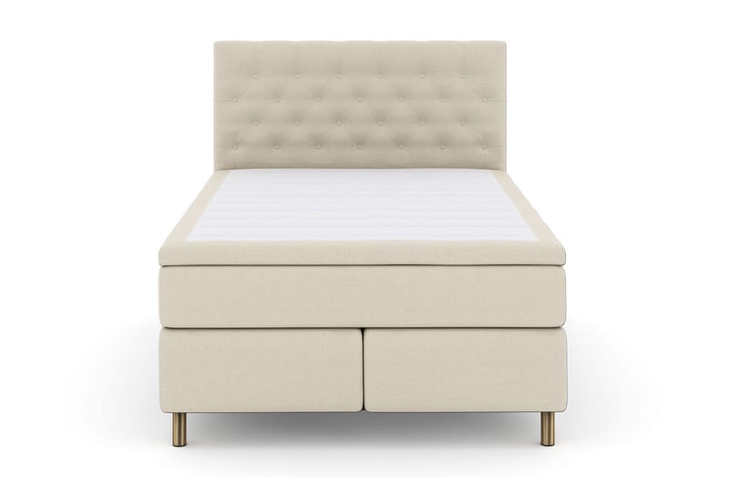 Kontinentalseng Choice No 5 160x200 Fast/Medium Watergel - Beige|Kobberben - Møbler - Senger - Kontinentalsenger