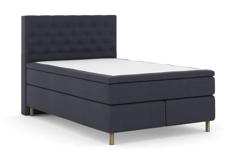 Kontinentalseng Choice No 5 160x200 Medium Lateks - Blå|Metallben - Møbler - Senger - Kontinentalsenger